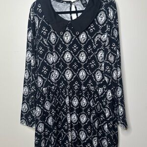 The Nightmare Before Christmas Jack And Sally Cameo Dress Hot Topic Plus 4 US 4X